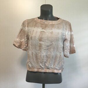 Cloth & Stone Cropped Tie Dyed Top Size XS